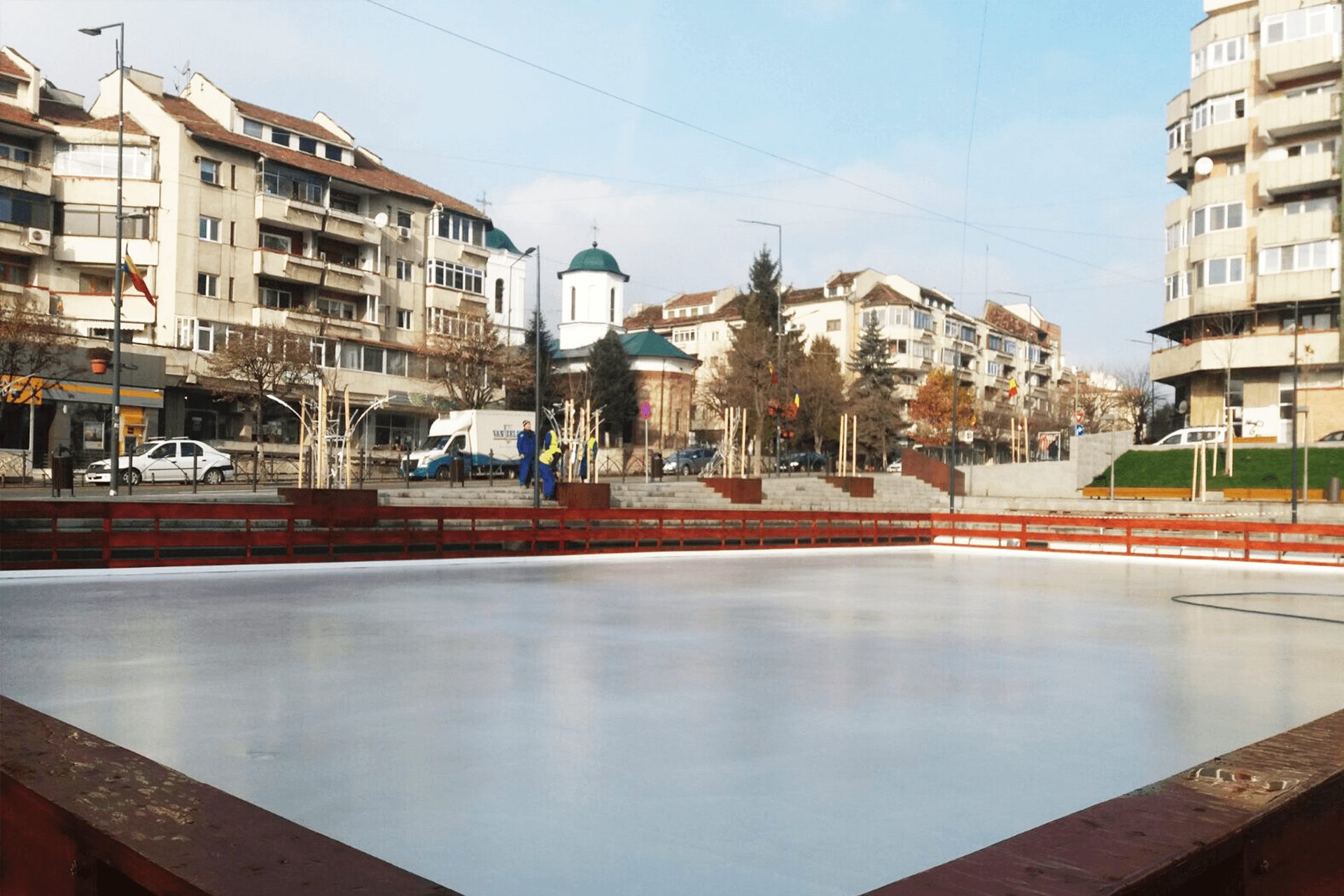 Patinoar Piața Ovidiu — Constanța